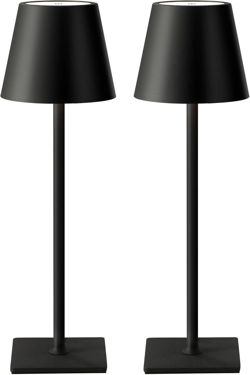 Lampada da Tavolo LED Ricaricabile Senza Fili – Dimmerabile Touch, 2400mAh, 3 Tonalità (2700K-6000K), Design Moderno per Interno ed Esterno, Camera da Letto, Soggiorno, Giardino, IP54