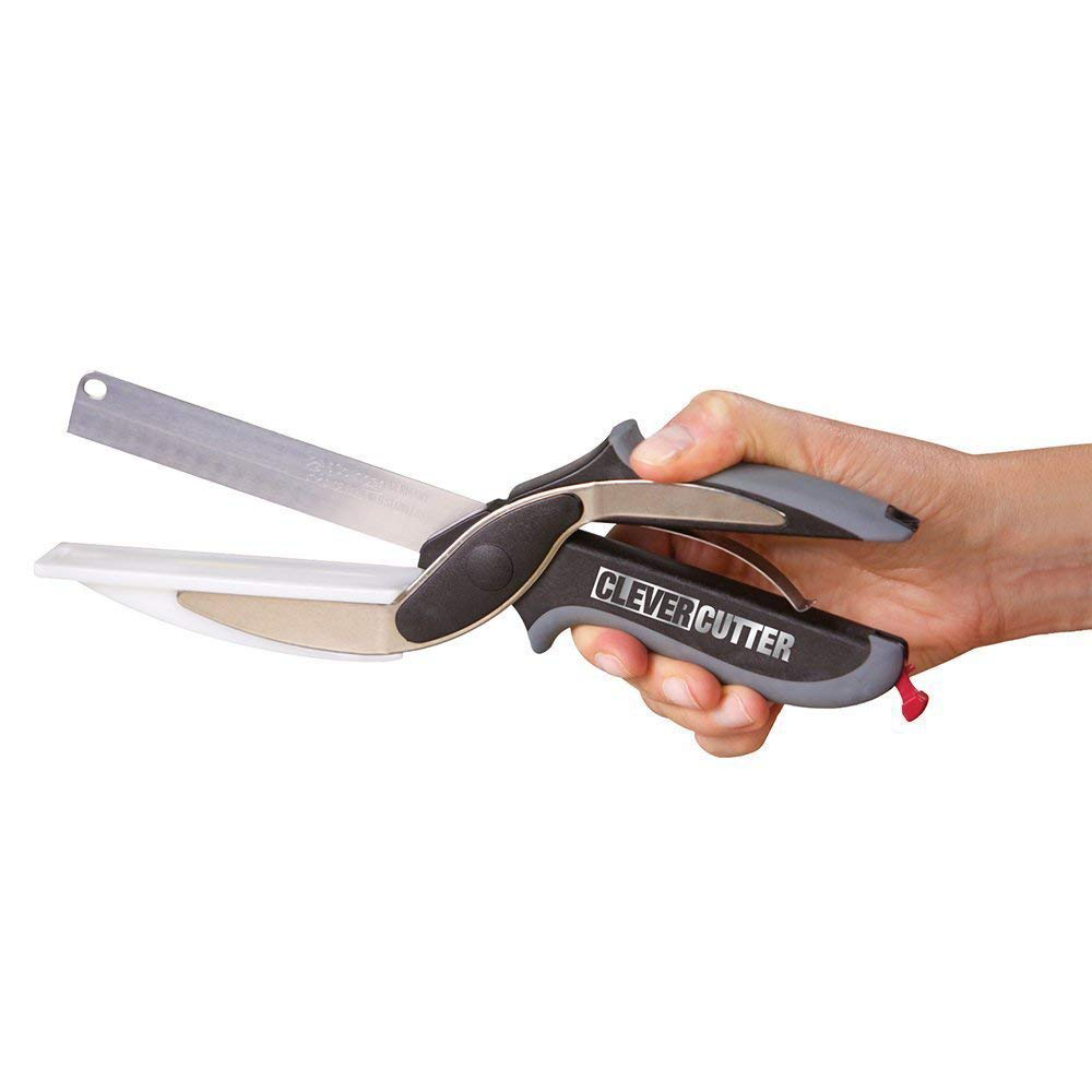 Clever Cutter Forbici da Cucina con Tagliere Incorporato